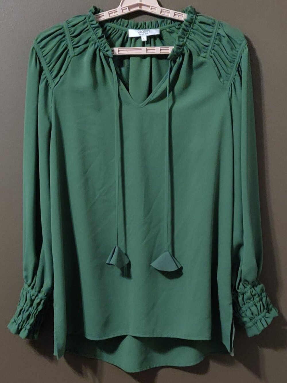 Crosby by Mollie Burch Louisa Tunic Green LARGE
